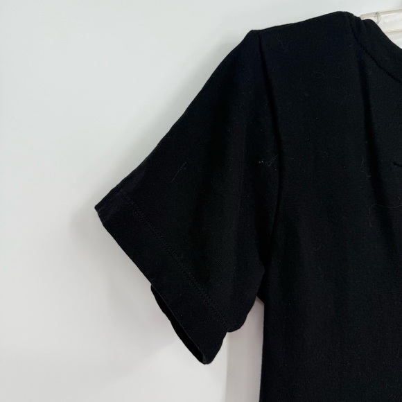 Anthropologie Daily Practice Delevan Midi Dress Black Size XS Short Sleeves - Picture 8 of 12